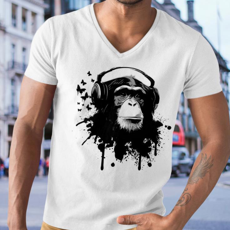 Monkey Business Men V-Neck Tshirt