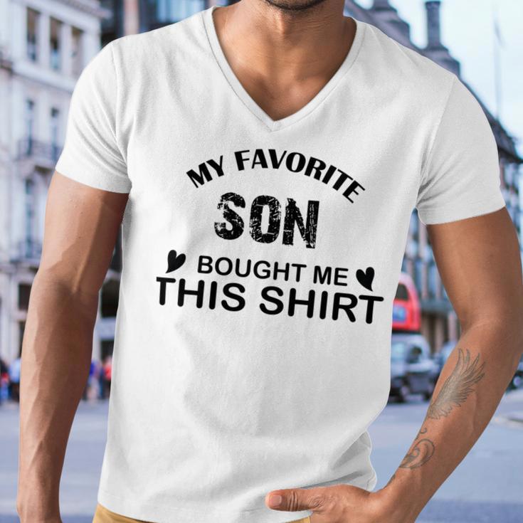 My Favorite Son Bought Me This Men V-Neck Tshirt