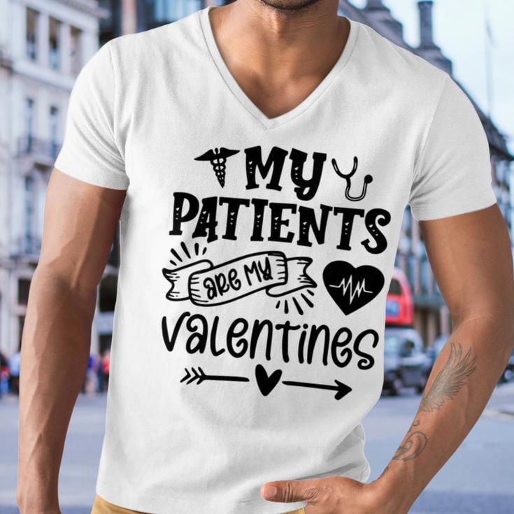 My Patients Are My Valentines 140 Trending Shirt Men V-Neck Tshirt