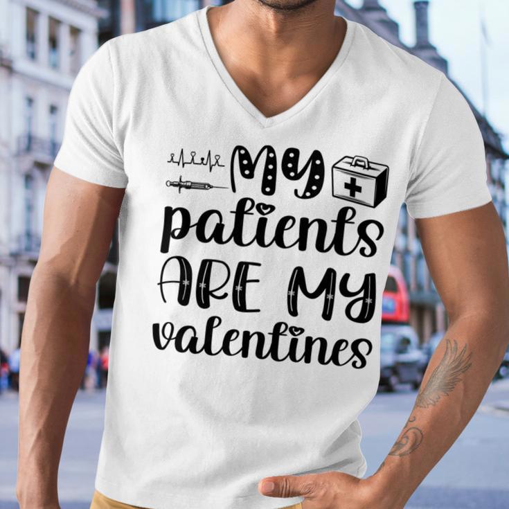 My Patients Are My Valentines 141 Trending Shirt Men V-Neck Tshirt