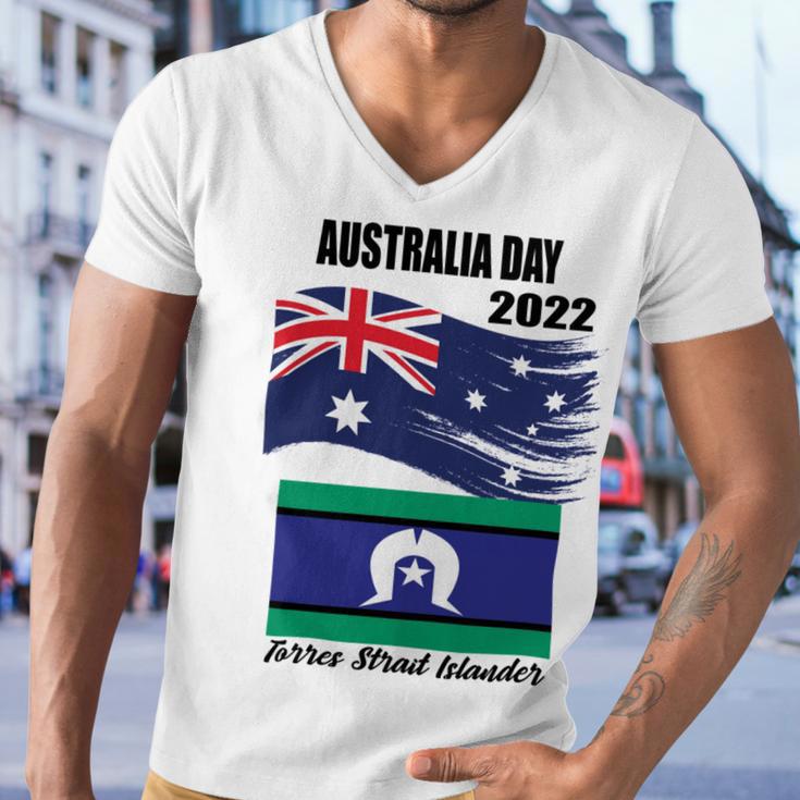 New Australia Day 2022 Men V-Neck Tshirt