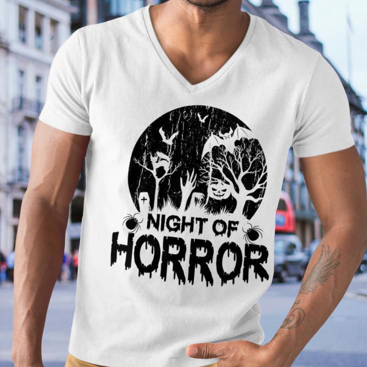 Night Of Horror 146 Shirt Men V-Neck Tshirt