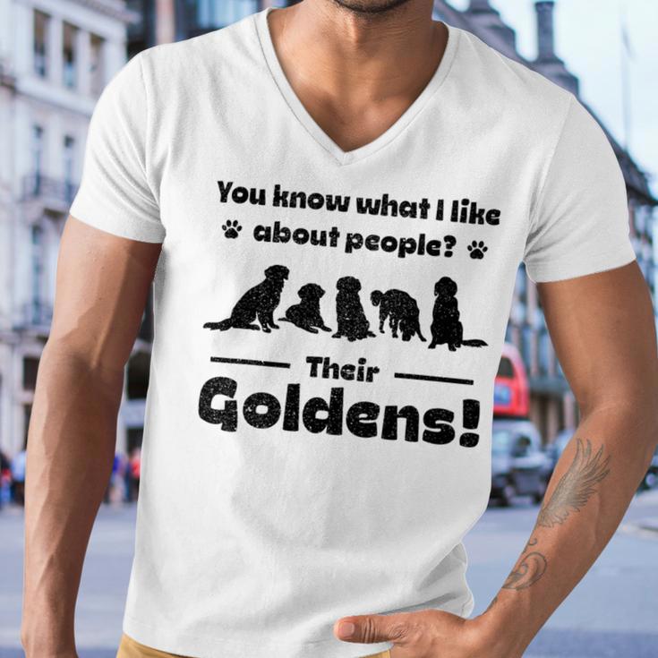 Official Professional Golden Retriever Groomer Men V-Neck Tshirt