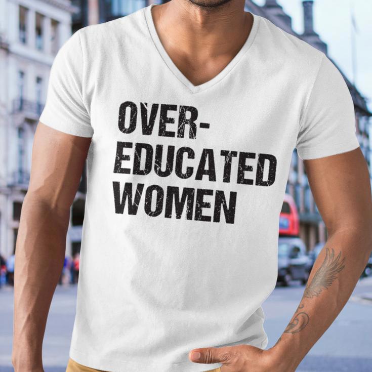 Over Educated Women V2 Men V-Neck Tshirt