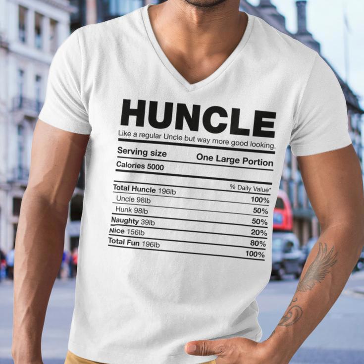 Premium Huncle Like A Regular Uncle But Way More Good Looking Nutrition Chart Men V-Neck Tshirt