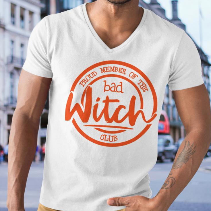 Proud Member Of The Bad Witch Club Circle Basic Men V-Neck Tshirt