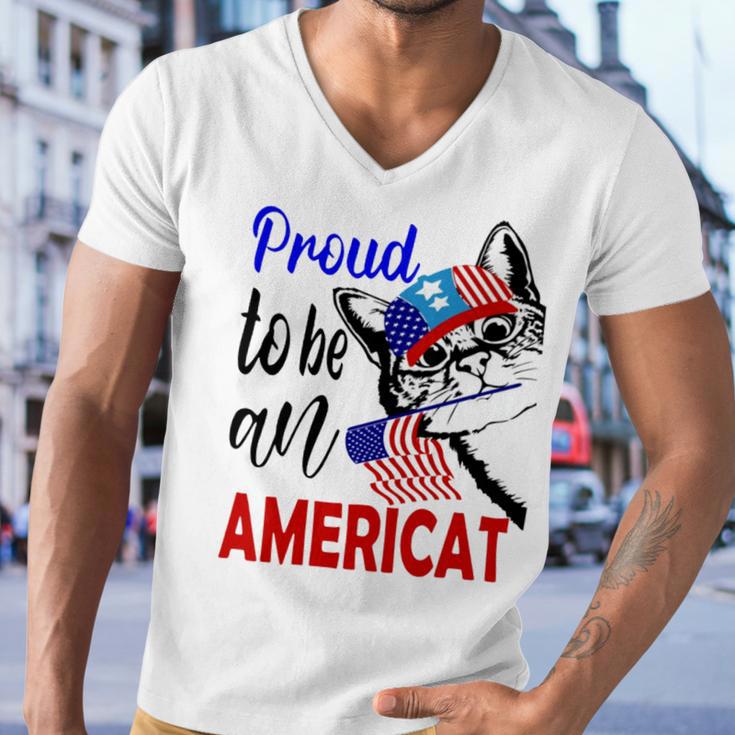 Proud To Be An Americat 807 Shirt Men V-Neck Tshirt