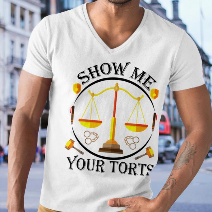 Show Me Your Torts Men V-Neck Tshirt