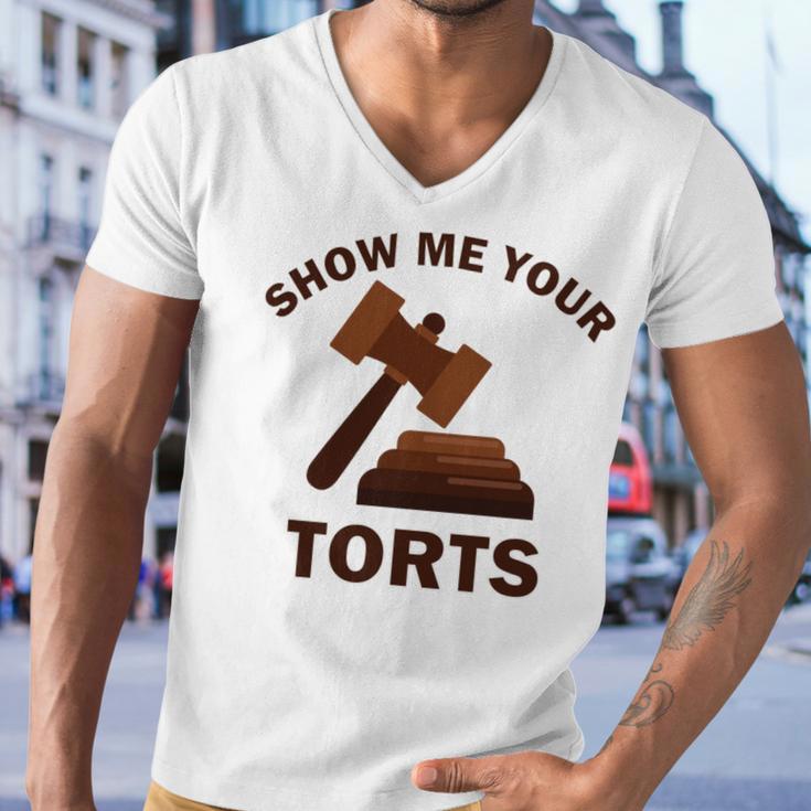 Show Me Your Torts V2 Men V-Neck Tshirt