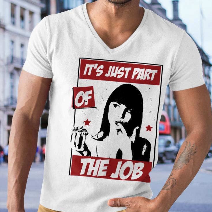 Tasting The Food Is Just Part Of The Job Relaxed Fit 24 Trending Shirt Men V-Neck Tshirt