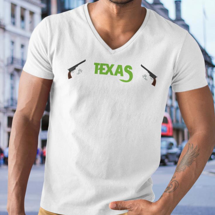 Texas Calling Me I Must Go Men V-Neck Tshirt