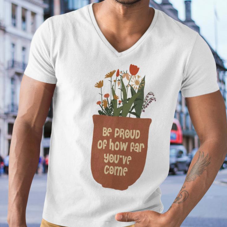 Trending On Summer Floral Women Trending Men V-Neck Tshirt