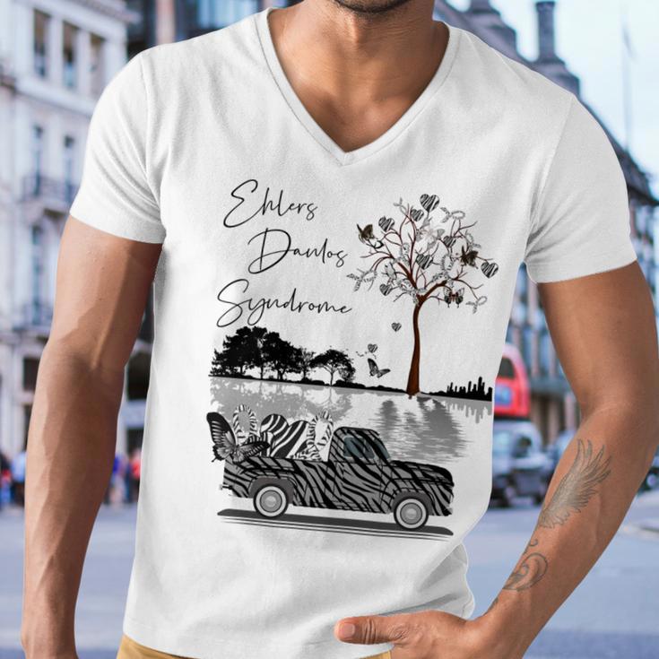 Truck-Ehlers Danlos Syndrome Men V-Neck Tshirt