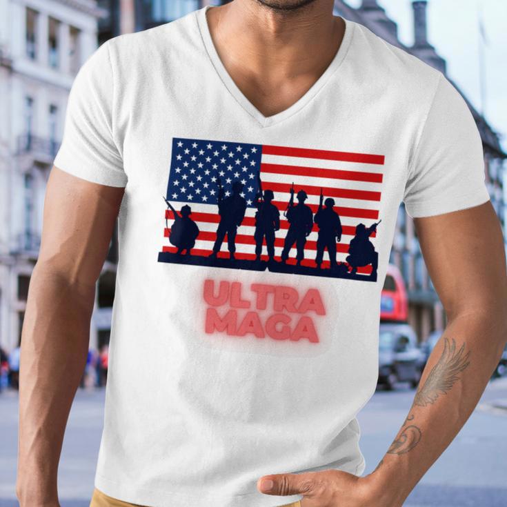 Ultra Maga And Proud Of It V21 Men V-Neck Tshirt