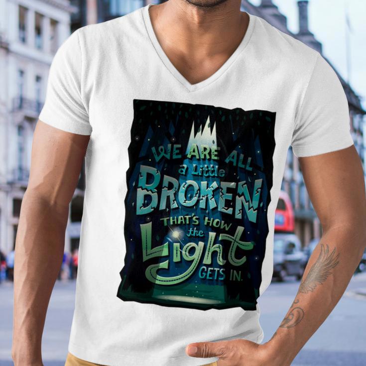 We Are All Broken 350 Trending Shirt Men V-Neck Tshirt