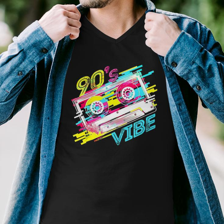 Cassette Tape Party Retro 90S Music Costume 90S Vibe Men V-Neck Tshirt