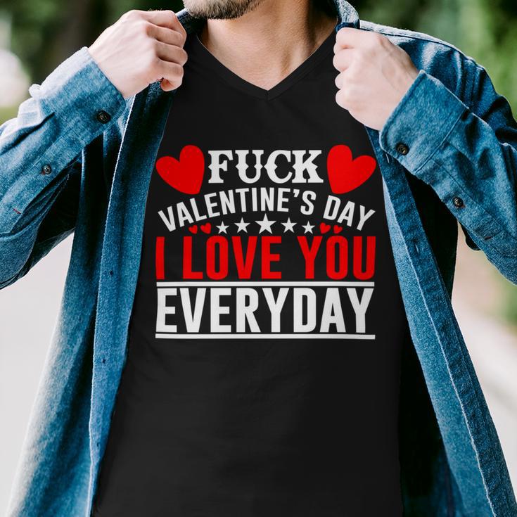 Fk Valentines Day I Love You Every Day Men V-Neck Tshirt