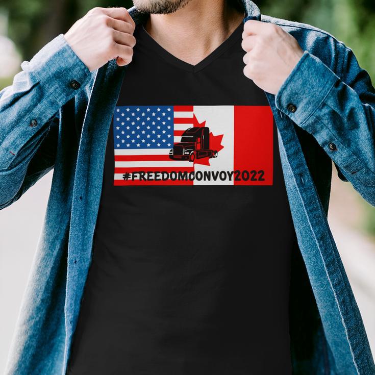 Freedom Convoy V2 Men V-Neck Tshirt