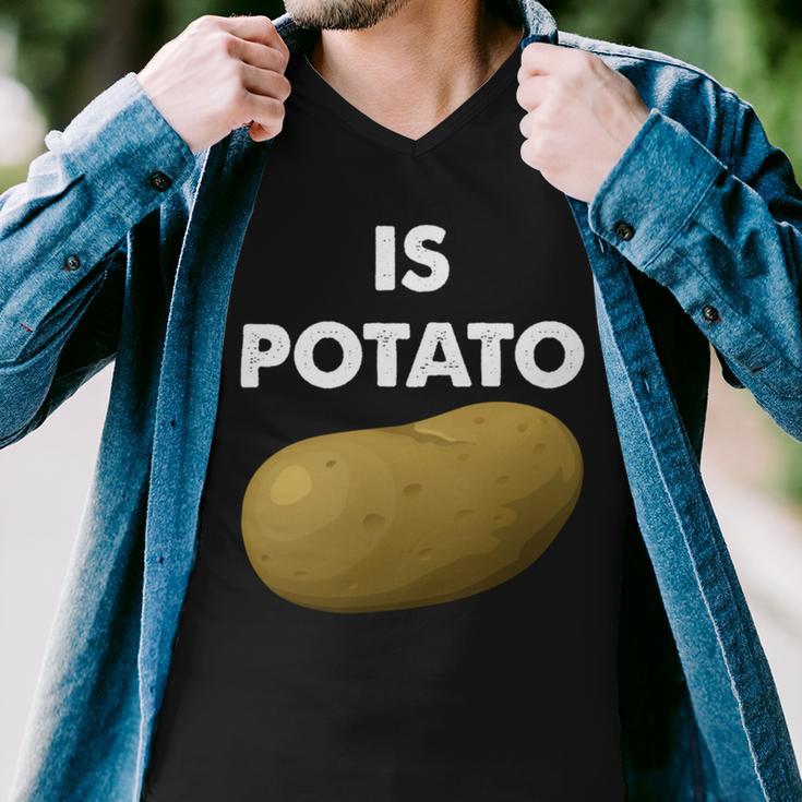 Funny Potato Men V-Neck Tshirt