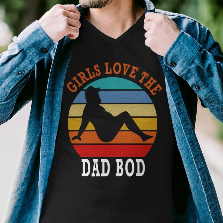 Girls Love The Dad Bod Men V-Neck Tshirt