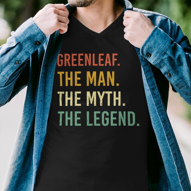 Greenleaf Name Shirt Greenleaf Family Name V2 Men V-Neck Tshirt