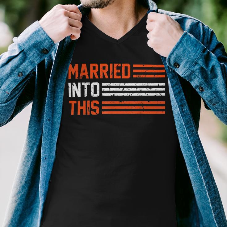 Married Into This 298 Trending Shirt Men V-Neck Tshirt