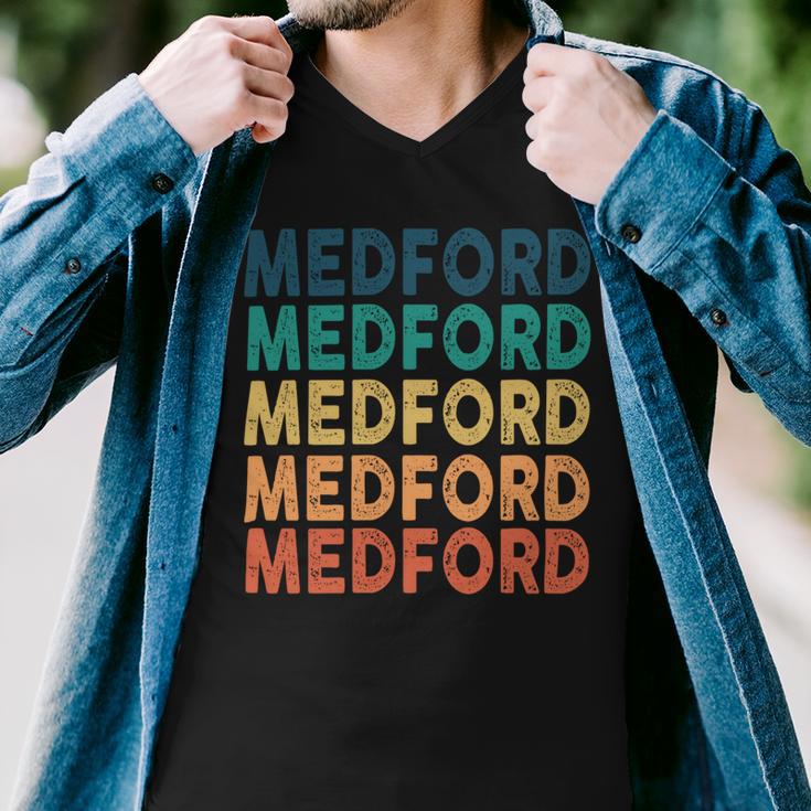 Medford Name Shirt Medford Family Name Men V-Neck Tshirt