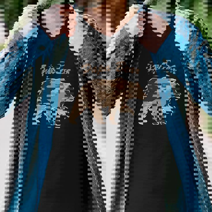 Mens Camouflage Daddy Bear Family Camo Hunting - Papa Bear Men V-Neck Tshirt Mens Camouflage Daddy Bear Family Camo Hunting - Papa Bear Men V-Neck Tshirt