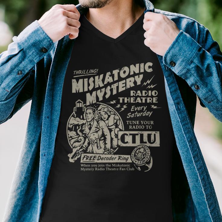 Miskatonic Mystery Radio Theatre 145 Trending Shirt Men V-Neck Tshirt