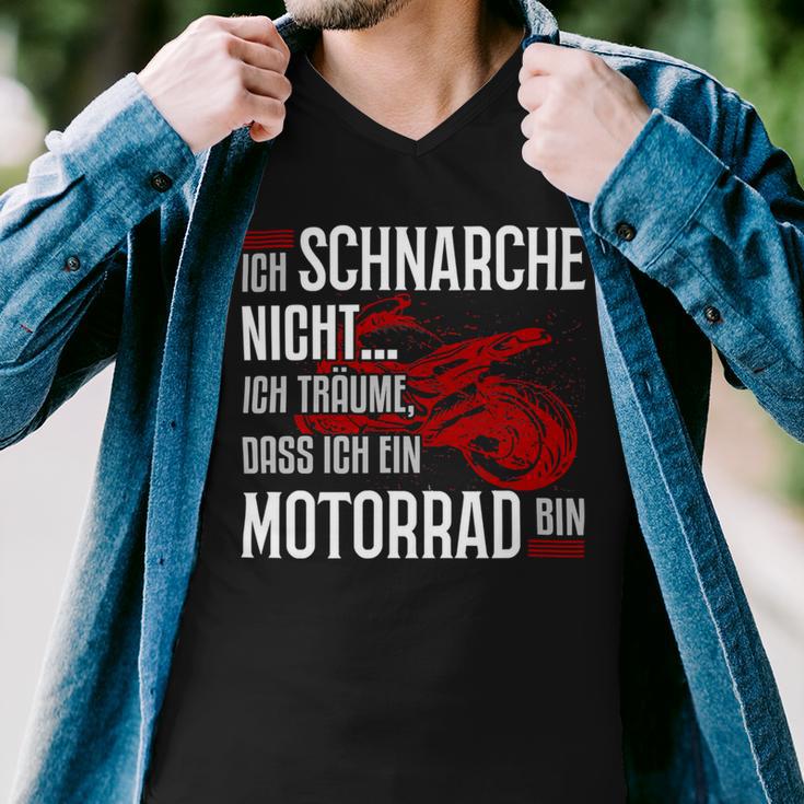 Motorcycle Racing Machines Motif With 485 Shirt Men V-Neck Tshirt