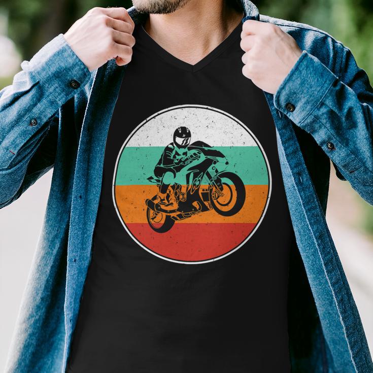 Motorcycle Racing Motorcycle Biker 484 Shirt Men V-Neck Tshirt