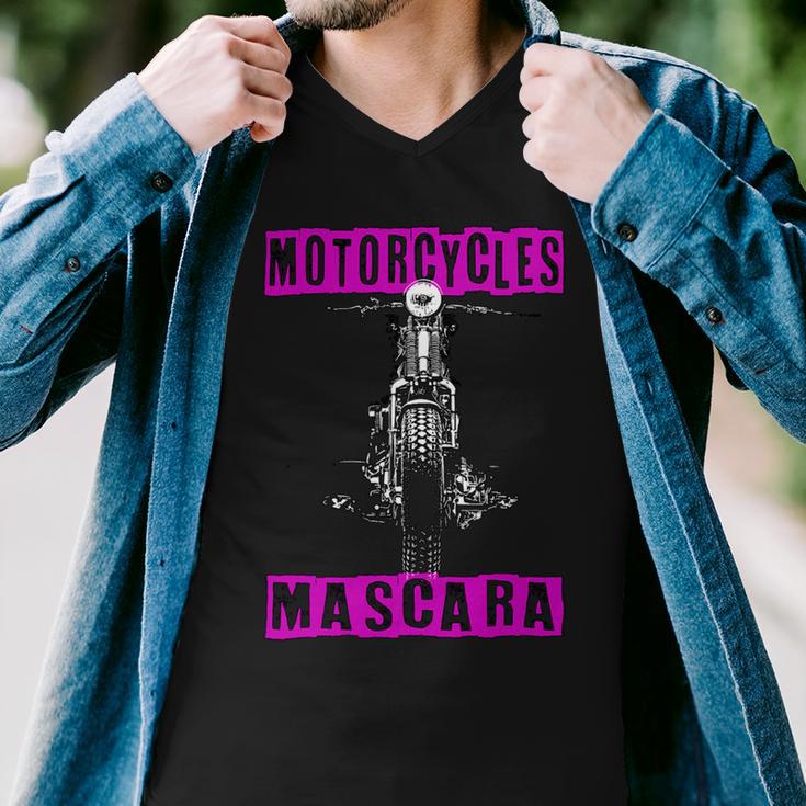 Motorcycles Mascara Memorable Dreaming 465 Shirt Men V-Neck Tshirt