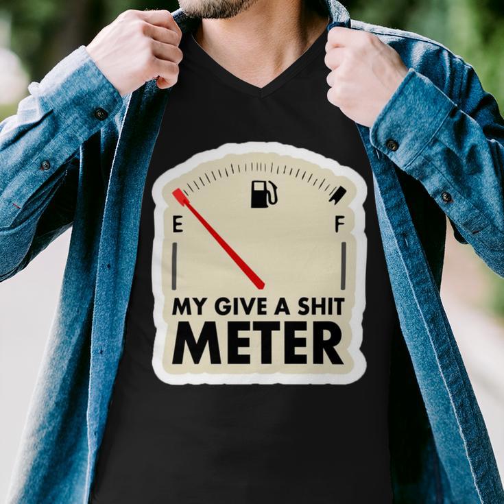 My Give A Shit Meter Is Empty Sarcastic Autocollant 393 Trending Shirt Men V-Neck Tshirt