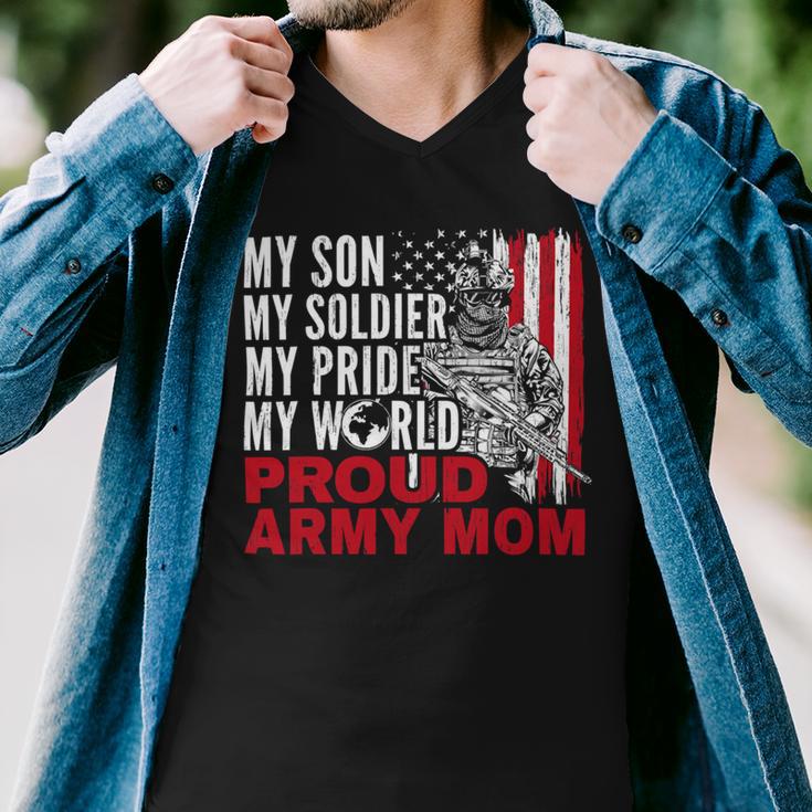 My Son My Soldier My Pride My World 694 Shirt Men V-Neck Tshirt