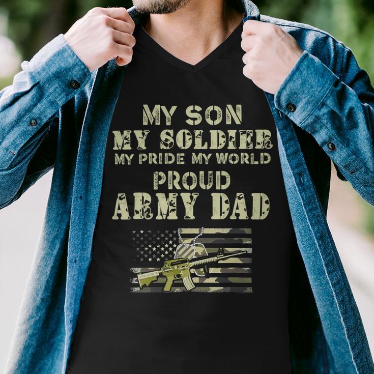 My Son My Soldier My Pride My World 695 Shirt Men V-Neck Tshirt