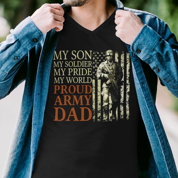 My Son My Soldier My Pride My World 696 Shirt Men V-Neck Tshirt