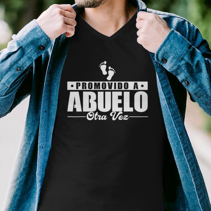 Promovido A Abuelo Otra Vez Abuelo Announcement Seras Abuelo Men V-Neck Tshirt