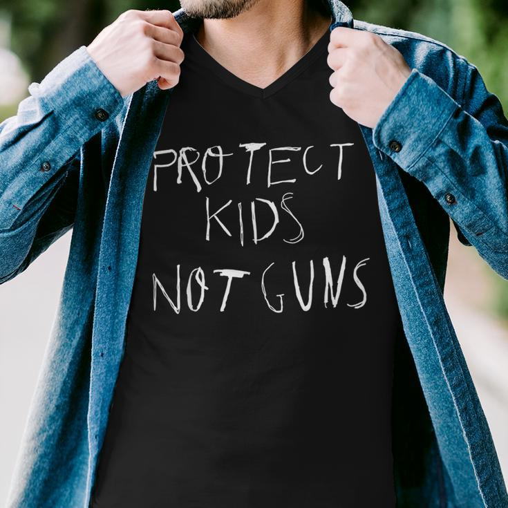 Protect Kids Not Guns V2 Men V-Neck Tshirt
