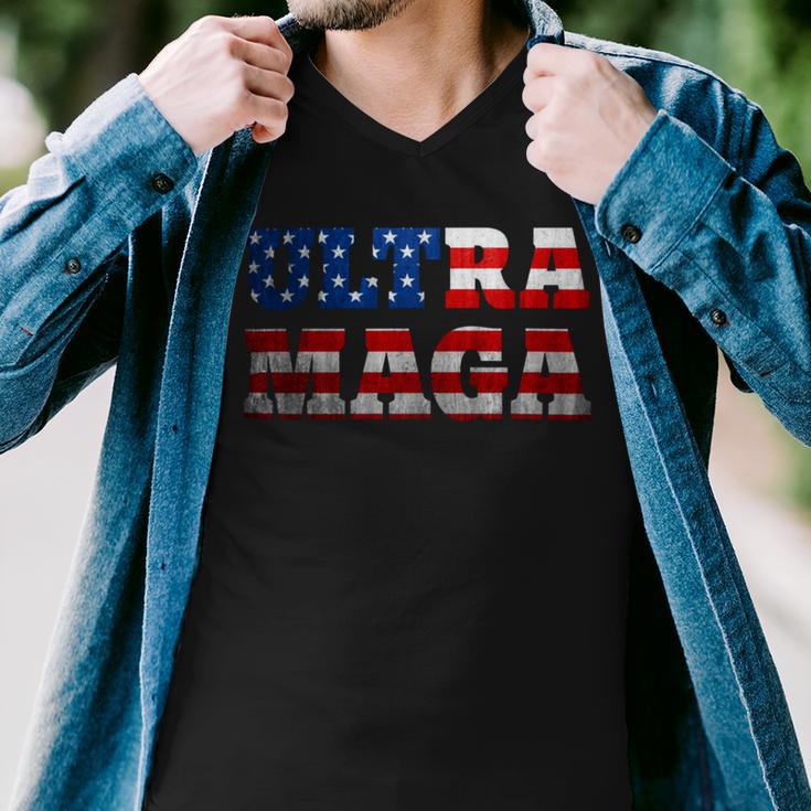 Proud Ultra Maga V11 Men V-Neck Tshirt