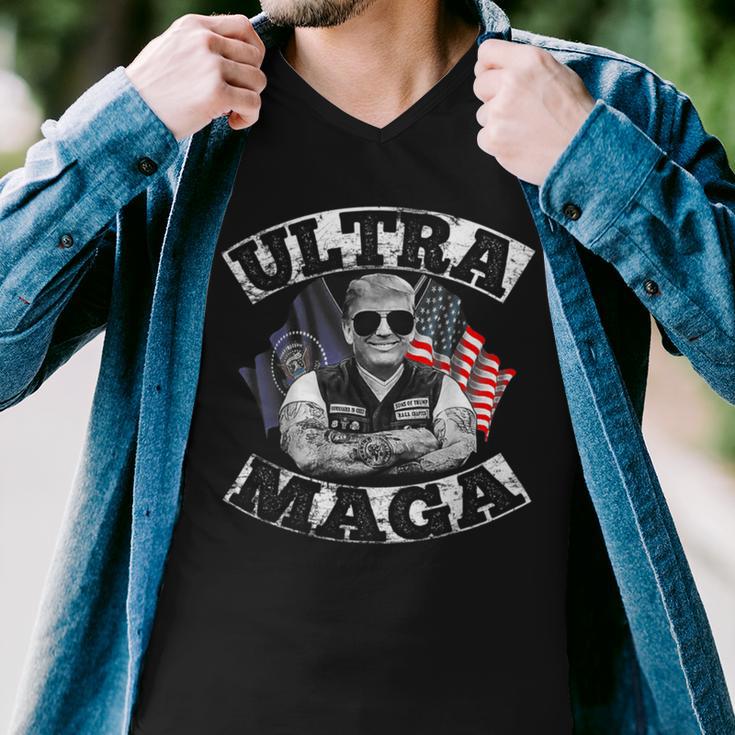 Proud Ultra Maga V7 Men V-Neck Tshirt