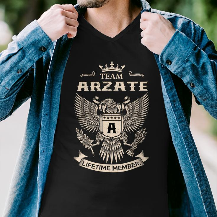 Team Arzate Lifetime Member V5 Men V-Neck Tshirt