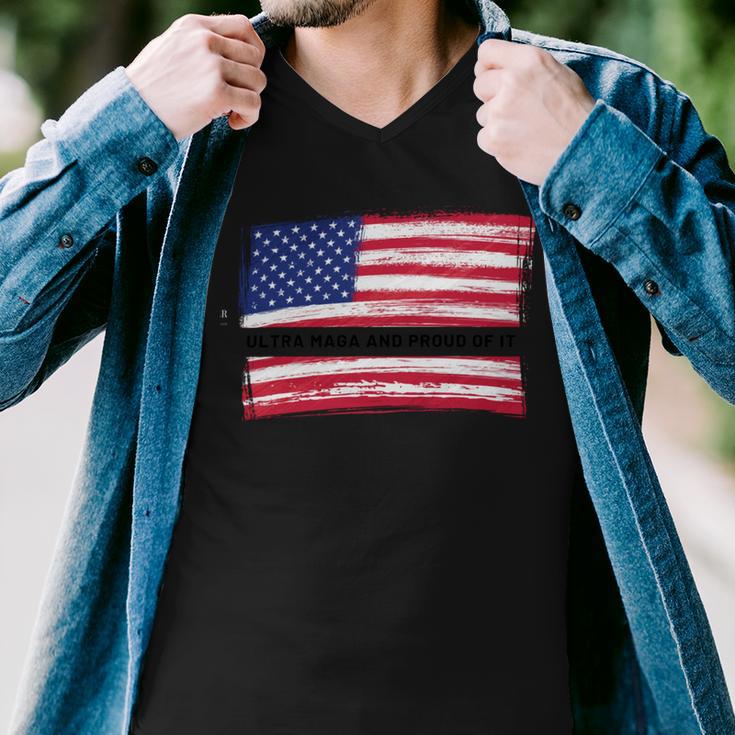 Ultra Maga And Proud Of It A Ultra Maga And Proud Of It V12 Men V-Neck Tshirt