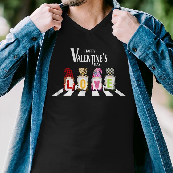 Valentinegnomecrosswalk Men V-Neck Tshirt