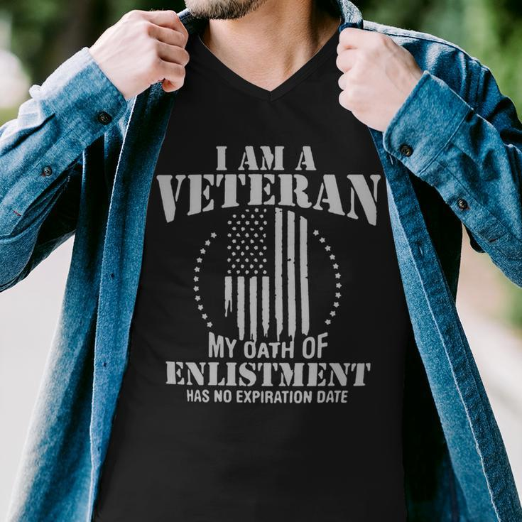 Veteran Veterans Day Us Army Veteran Oath 731 Navy Soldier Army Military Men V-Neck Tshirt