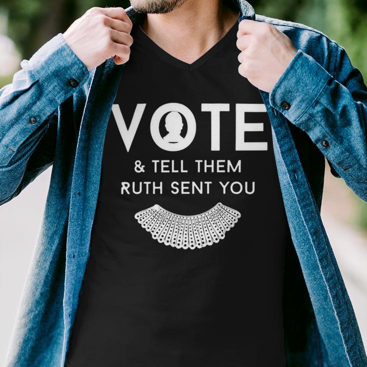 Vote And Tell Them Ruth Sent You 31 Shirt Men V-Neck Tshirt