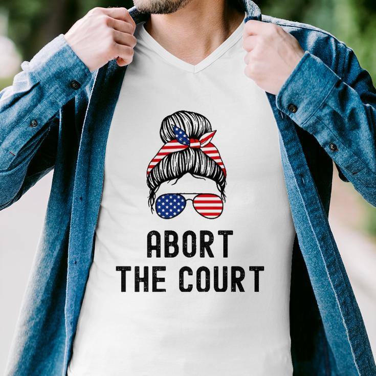 Abort The Court Pro Choice Support Roe V Wade Feminist Body Men V-Neck Tshirt