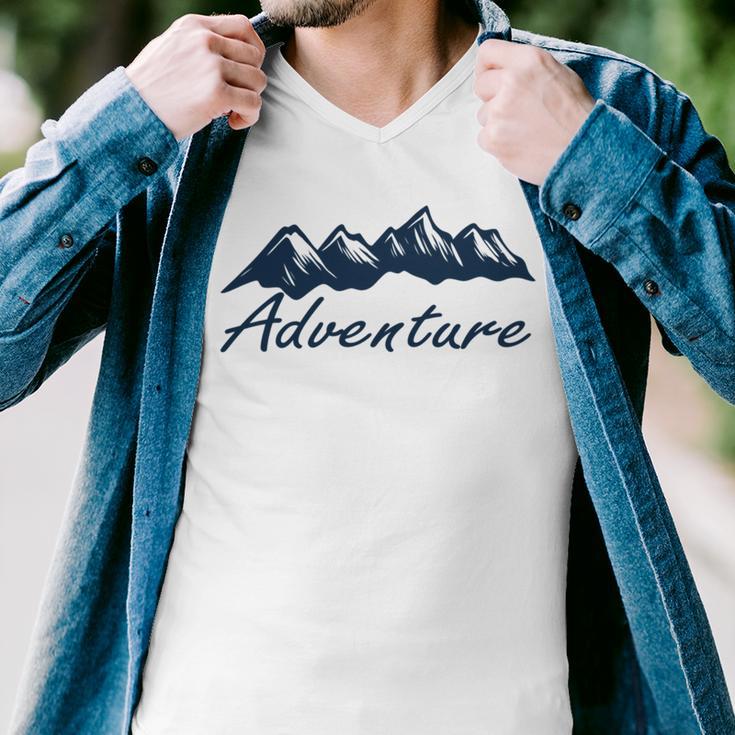 Adventure Gift Gift For Hikers Camping Nature Lover Gift Adventure Men V-Neck Tshirt