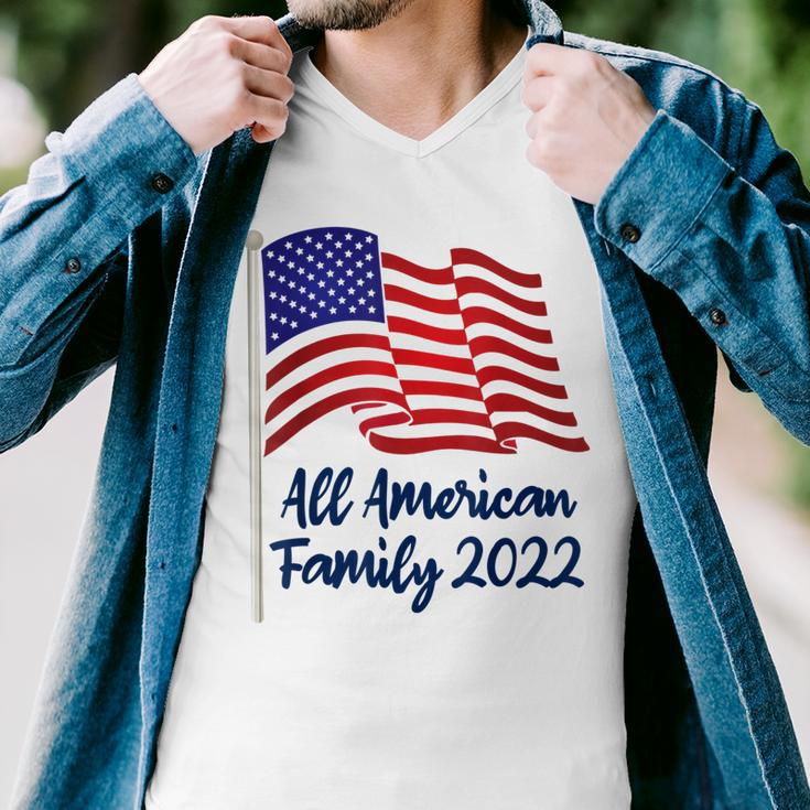 All American Family Reunion Matching - 4Th Of July 2022 Men V-Neck Tshirt
