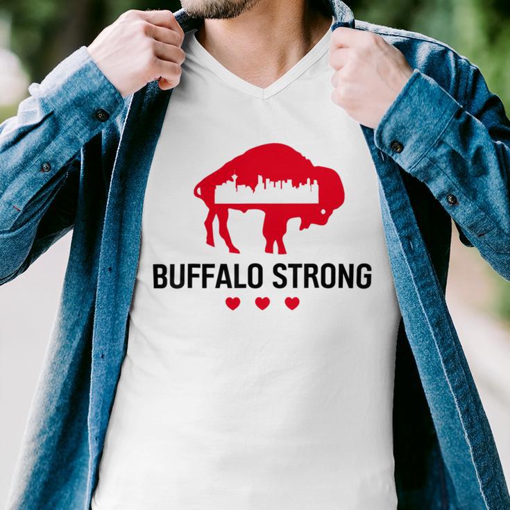 Buffalo Strong Pray For Buffalo Buffalo Strong Men V-Neck Tshirt