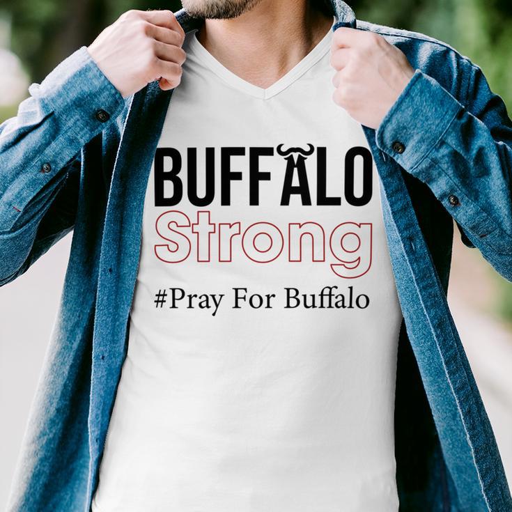 Buffalo Strong Pray For Buffalo Men V-Neck Tshirt